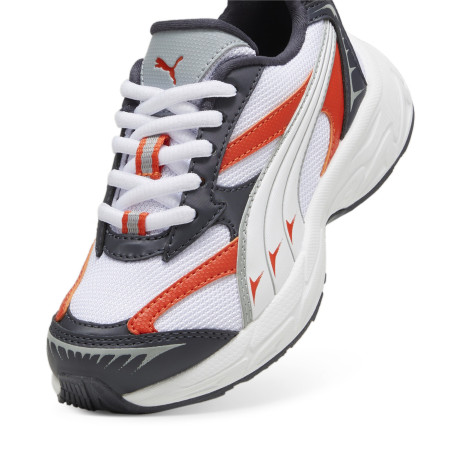 PUMA MORPHIC TECHIE PS WHITE RED 28-35