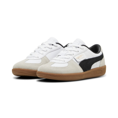 PUMA PALERMO LTH PS WHITE VAPOR GRAY GUM 28-35