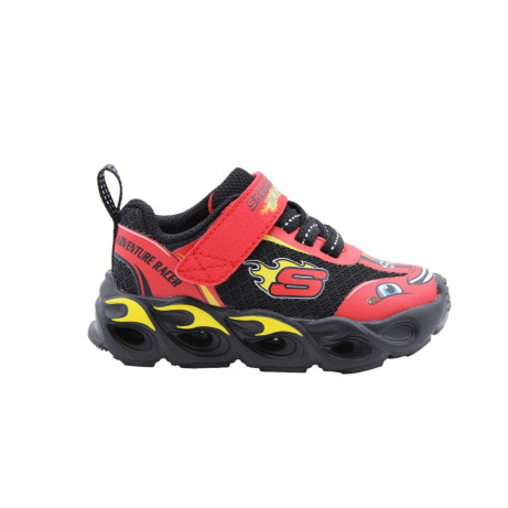 SKECHERS THERMO FLASH WHEEL RED BLACK 21-26