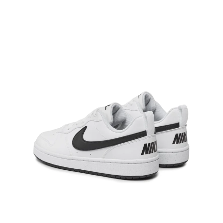 NIKE COURT BOROUGH LOW RECRAFT GS WHITE BLACK 36-40