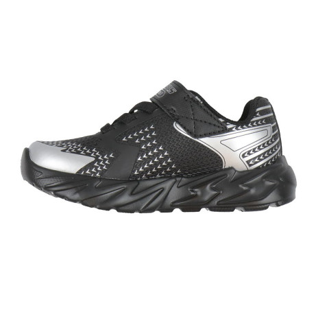 SKECHERS FLEX GLOW BLACK SILVER 27-32